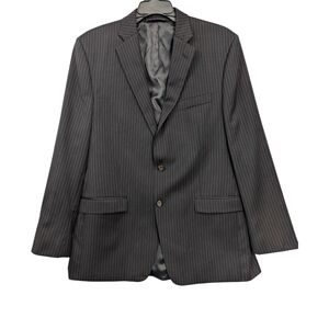 Lauren Ralph Lauren 44L‎ Wool Blazer Sport Jacket Single-Breasted PinStripe